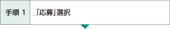 手順1 「応募」選択